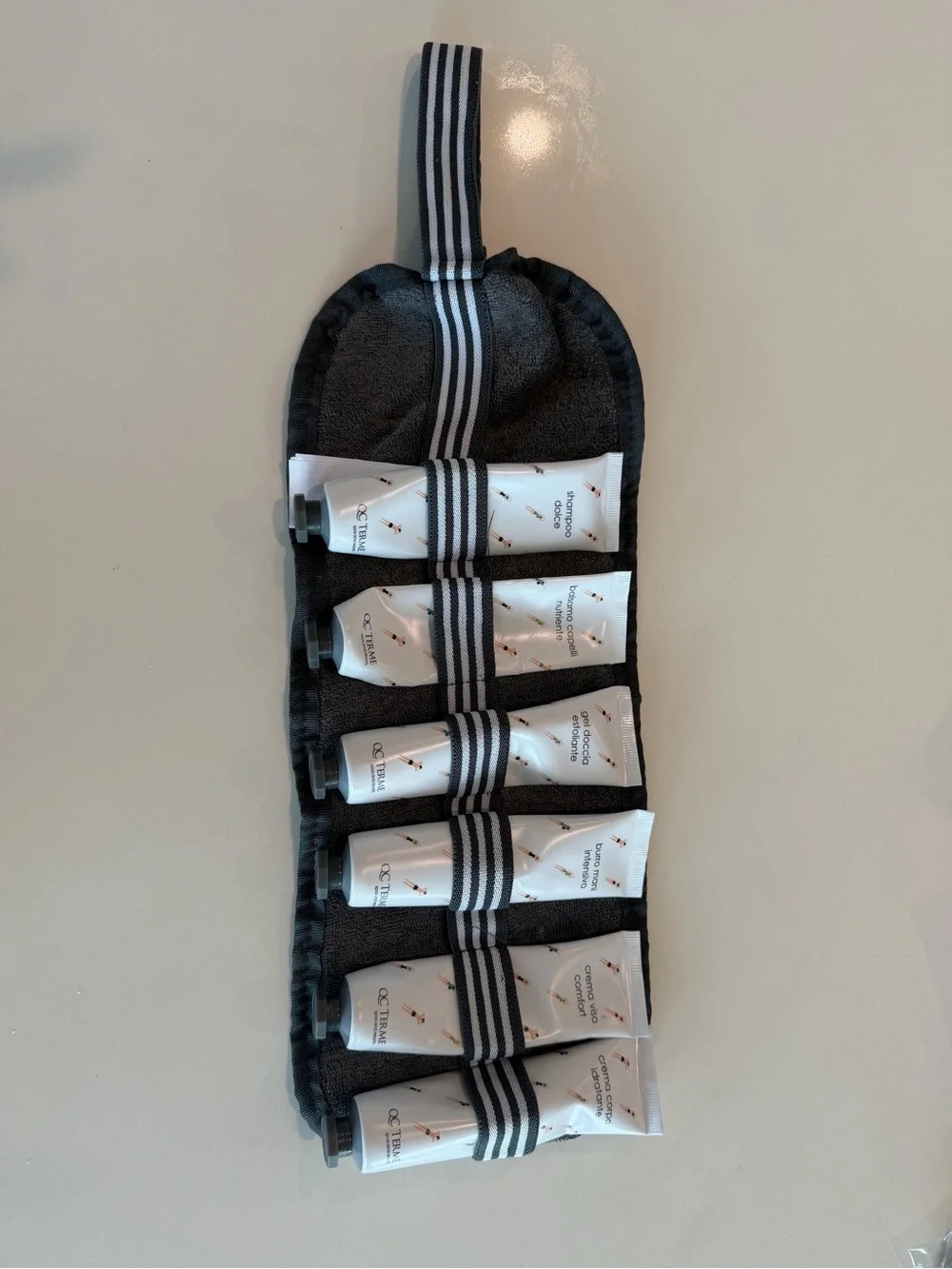 QC TERME spa & resort Towel Bag - bundle set - 'Relax and Travel'
